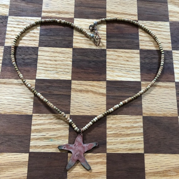 Lovely Little Starfish Resin Necklace made by an artist on Vancouver Island - Picture 9 of 9
